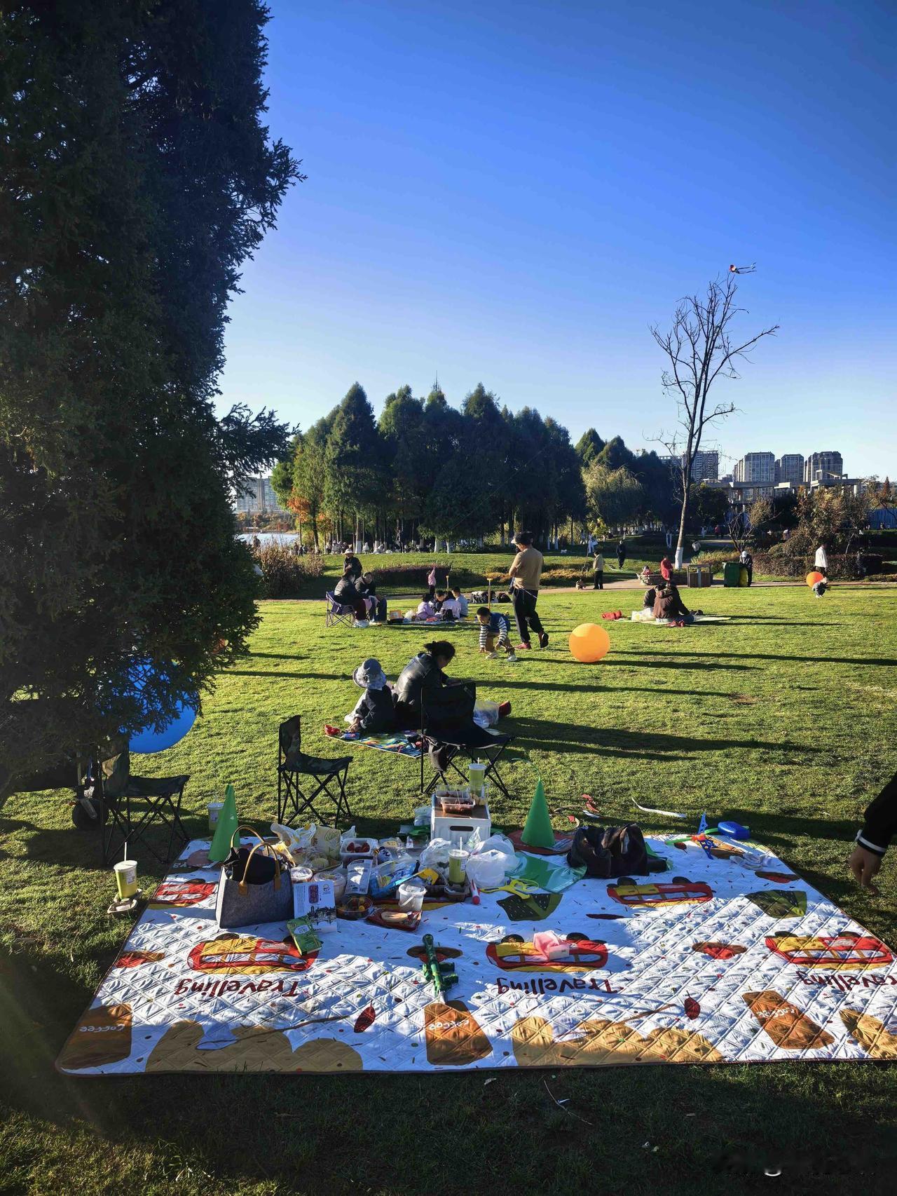 这才是昆明人的松弛感吧
藏在瑞士园公园的暖阳里
真的懂了！
昆明的松弛感从不是装