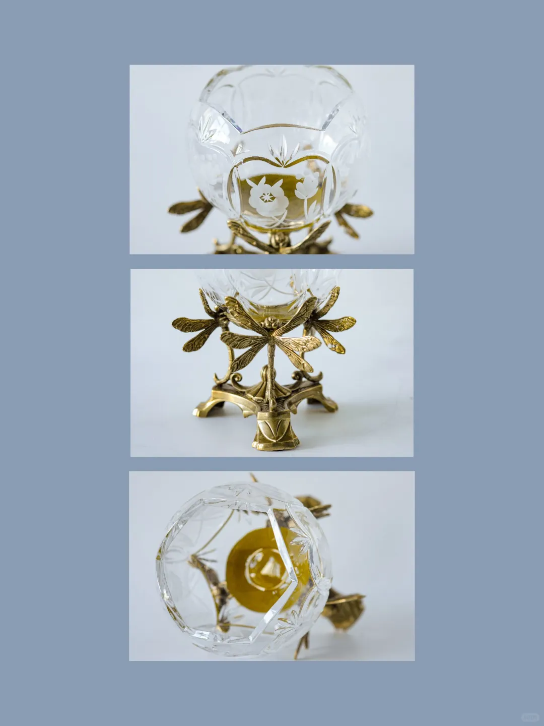 让生活更有品质的好物丨蜻蜓水晶高足果碗