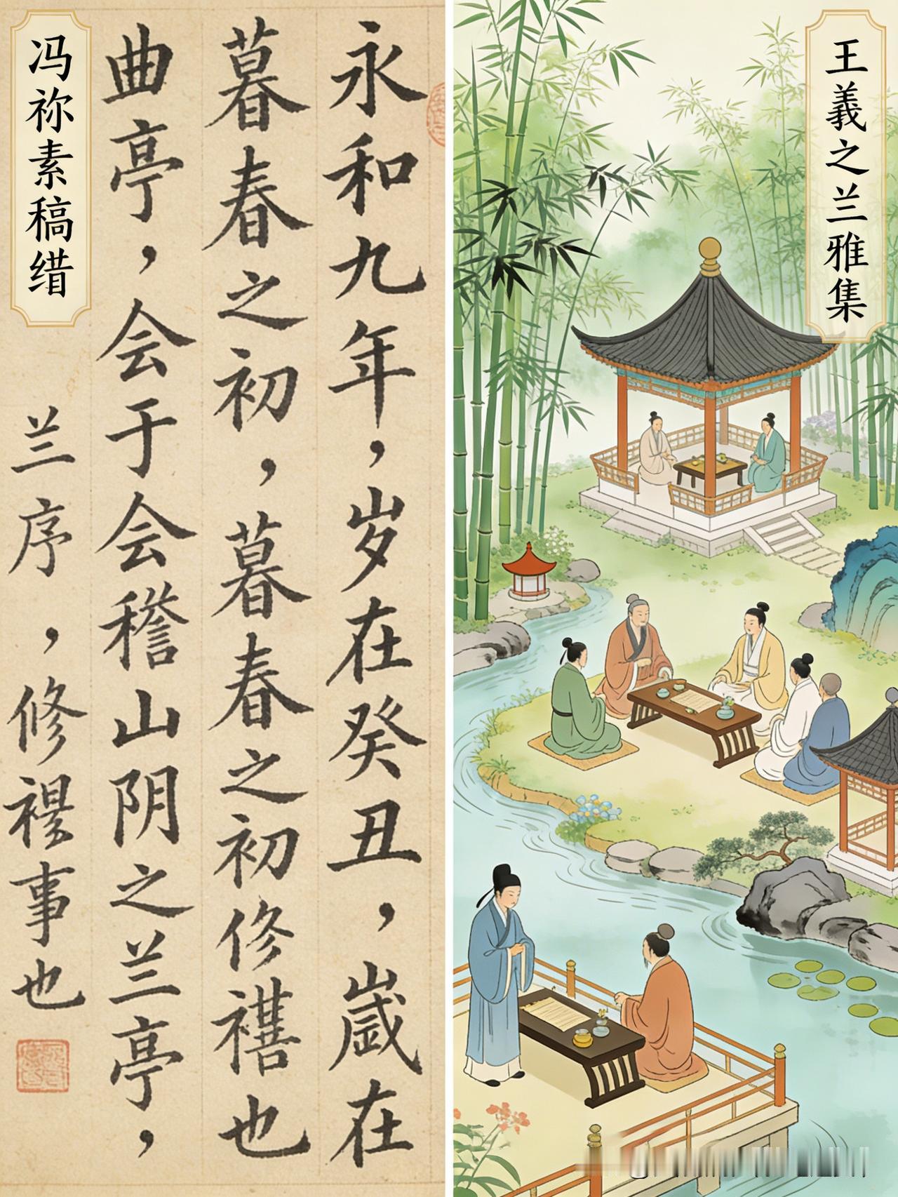 为什么《兰亭序》被誉为“天下第一行书”
 
很多人都知道《兰亭序》是“天下第一行