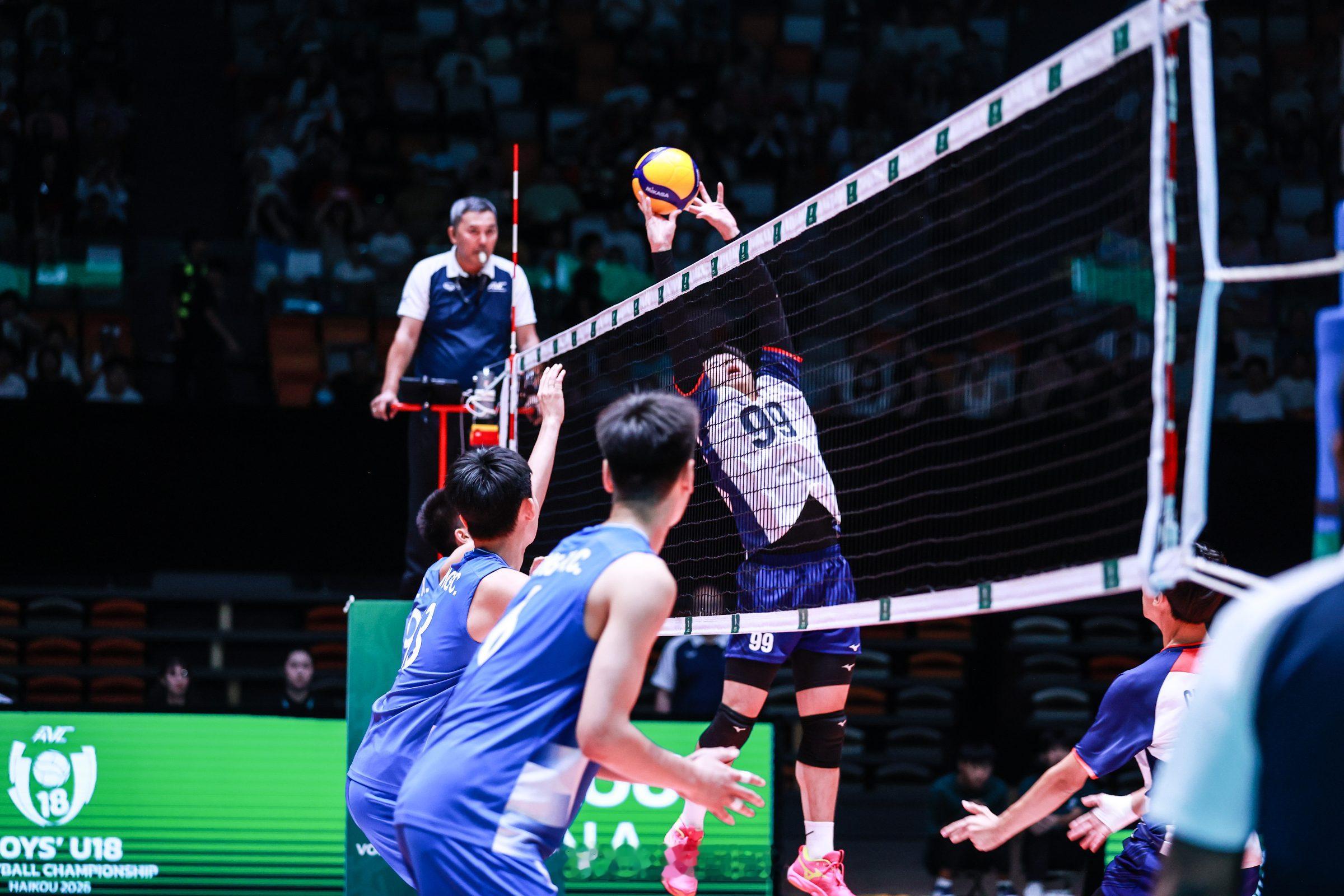 【2026U18男排亚锦赛 中国队获得第四名】刚刚结束的三、四名决赛，中国队以2