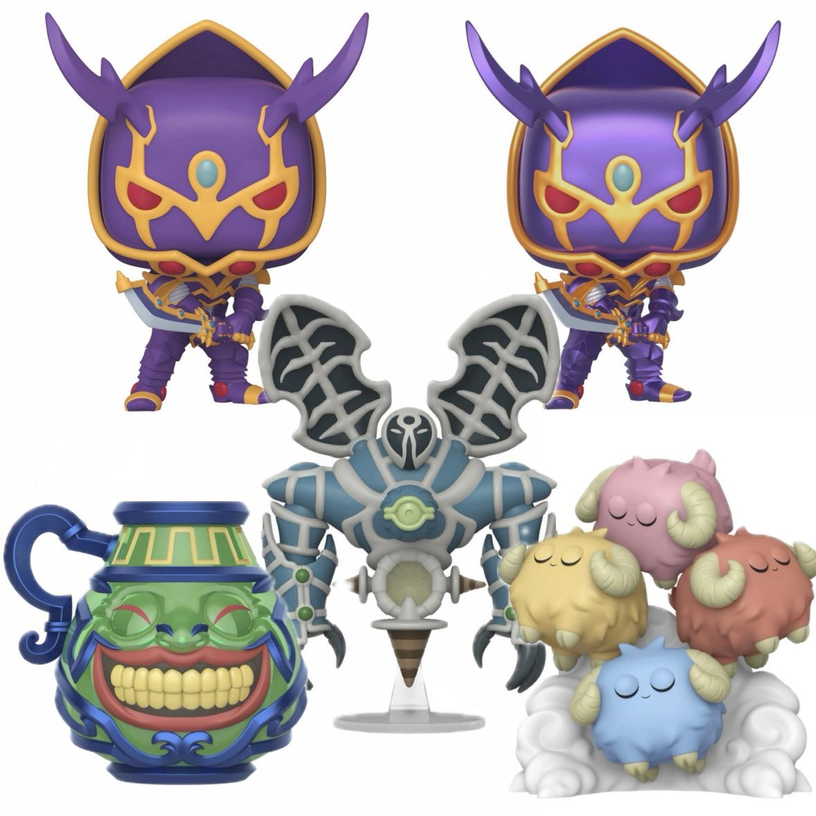 游戏王周边 Funko Pop 新品破坏剑士强欲之壶纳祭之魔替罪羊 ​​​