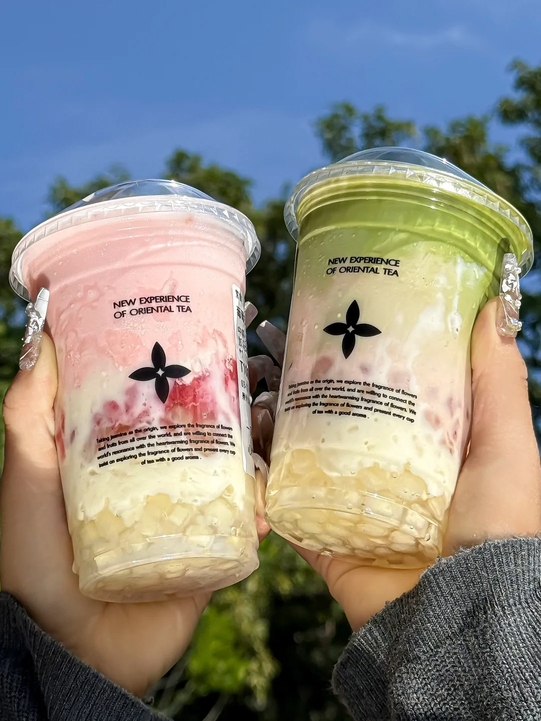 茉莉奶白这几杯，喝完想去连耕两亩果园。。。