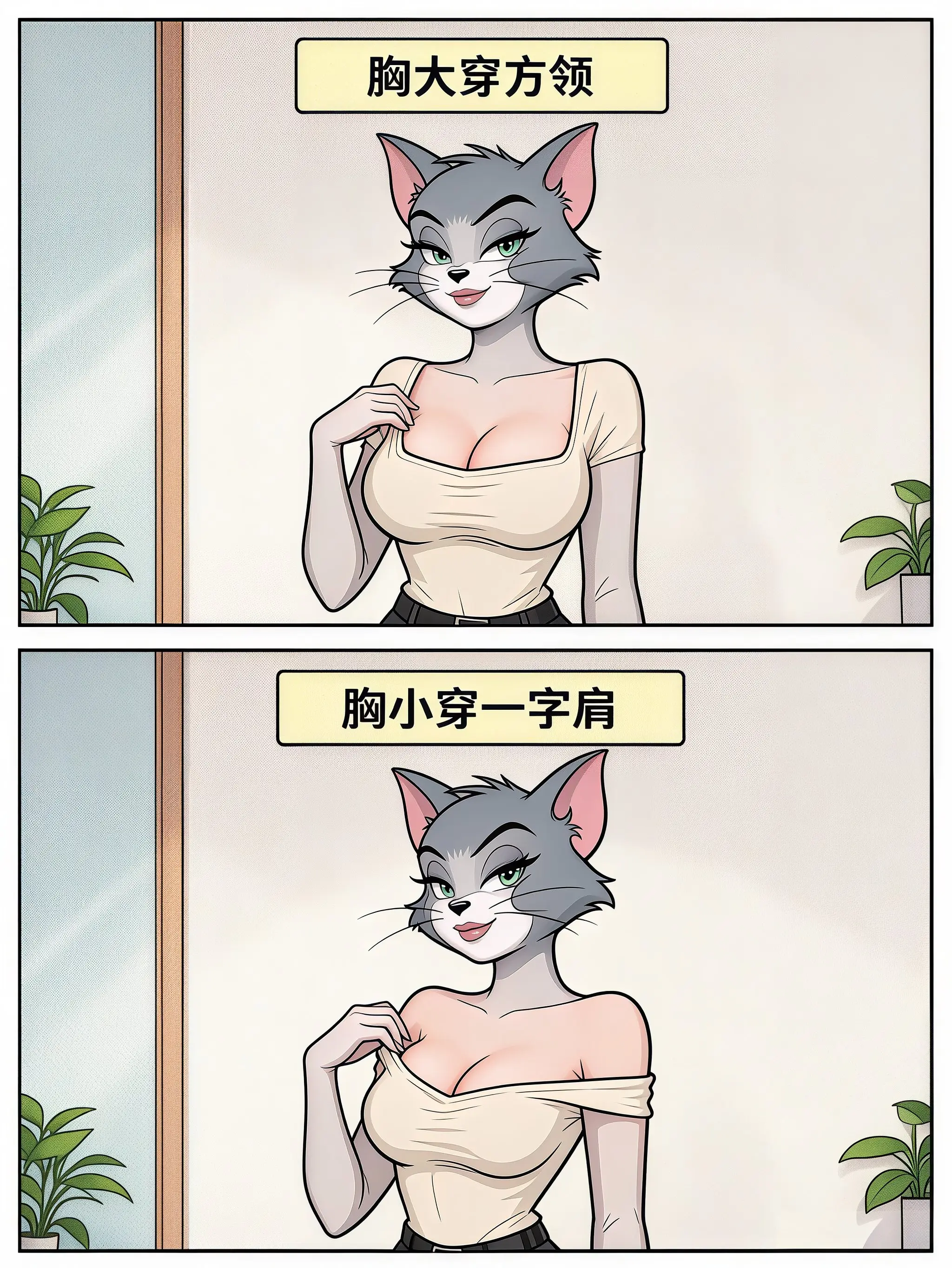 女生高级穿搭教学。