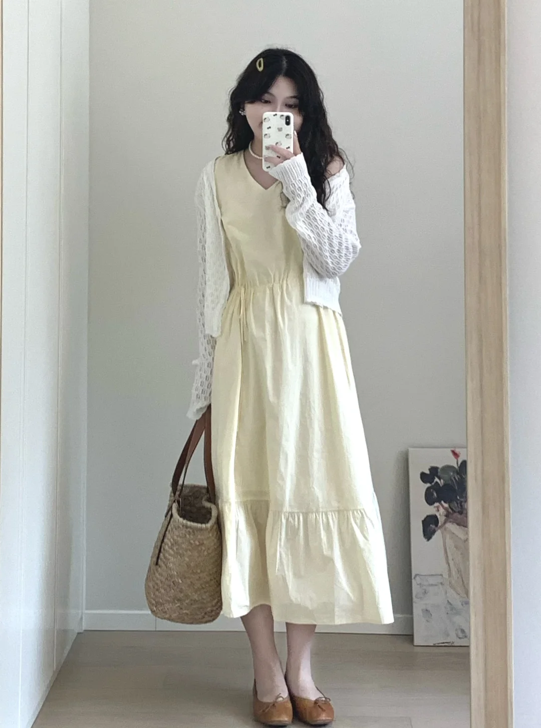 ⚪️🟡这套裙子好温柔子～～