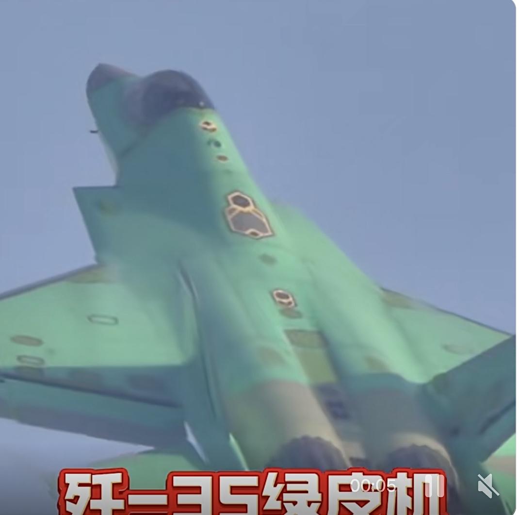 1月6日上午，航空工业沈飞试飞跑道上，一架身着墨绿底漆的歼-35战机昂首升空，圆
