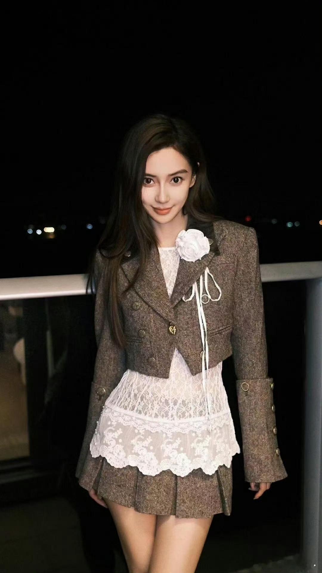 杨颖angelababy 美的像雕塑 