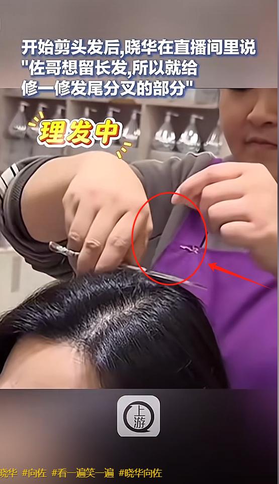 3小时剪了个发梢，这波流量，总算是玩明白了！

12月9号晚上，向佐花30块钱找