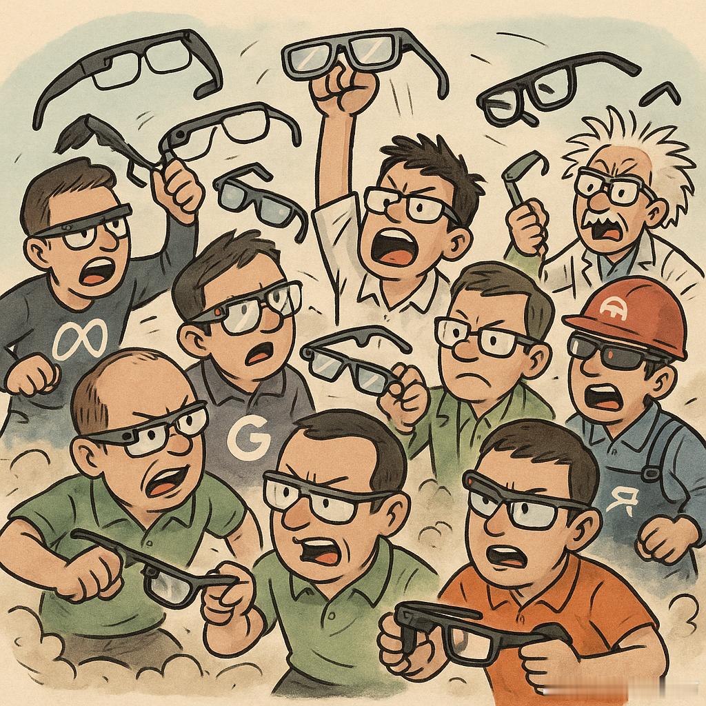 百镜大战打响：谁在抢夺AI眼镜这个下一代入口过去几年，智能眼镜一度被当作概念先行