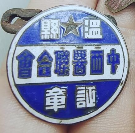 温县中西医联合会证章