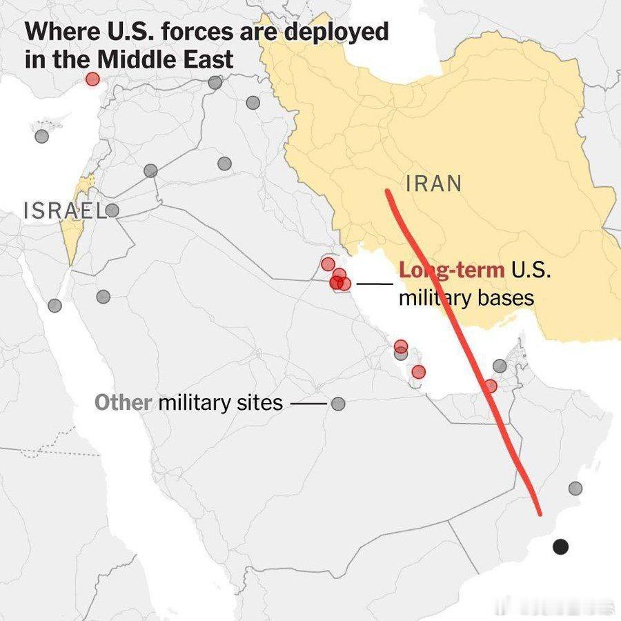中東地區的軍事分析（原文是波斯文）美國正與以色列聯手，計劃對伊朗發動長期軍事行動