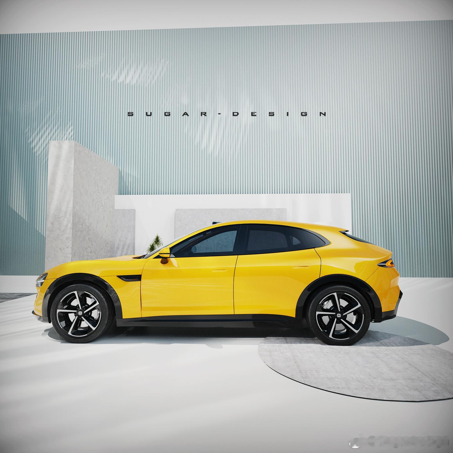 小米SUV 7造型如图所示。1-10分，你给打几分？ ​​​
