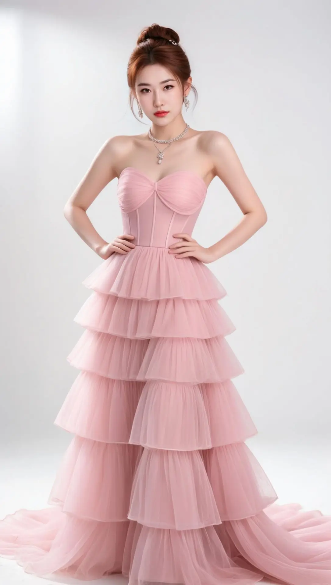 AI粉纱优雅写真 ai创作