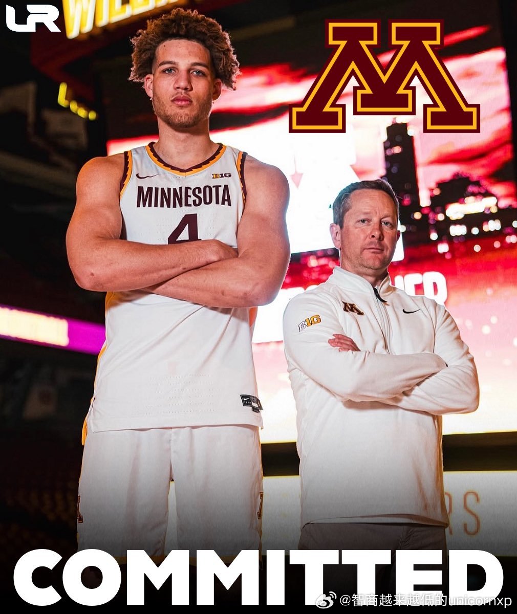 密西根大学218公分德国中锋Malick Kordel转校至明尼苏达大学，不过他