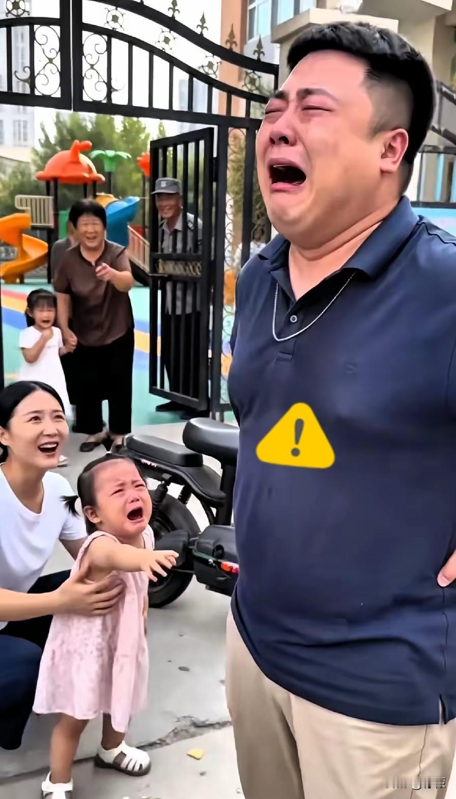 幼儿园开学最催泪的名场面，真实发生在普通家庭里。

小宝宝人生第一次踏入校园，正