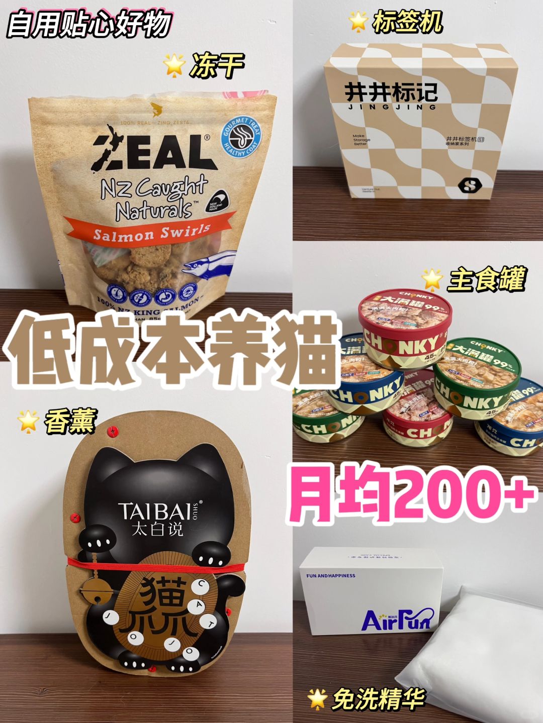铲屎官低成本养猫｜猫咪好物速速码住‼️