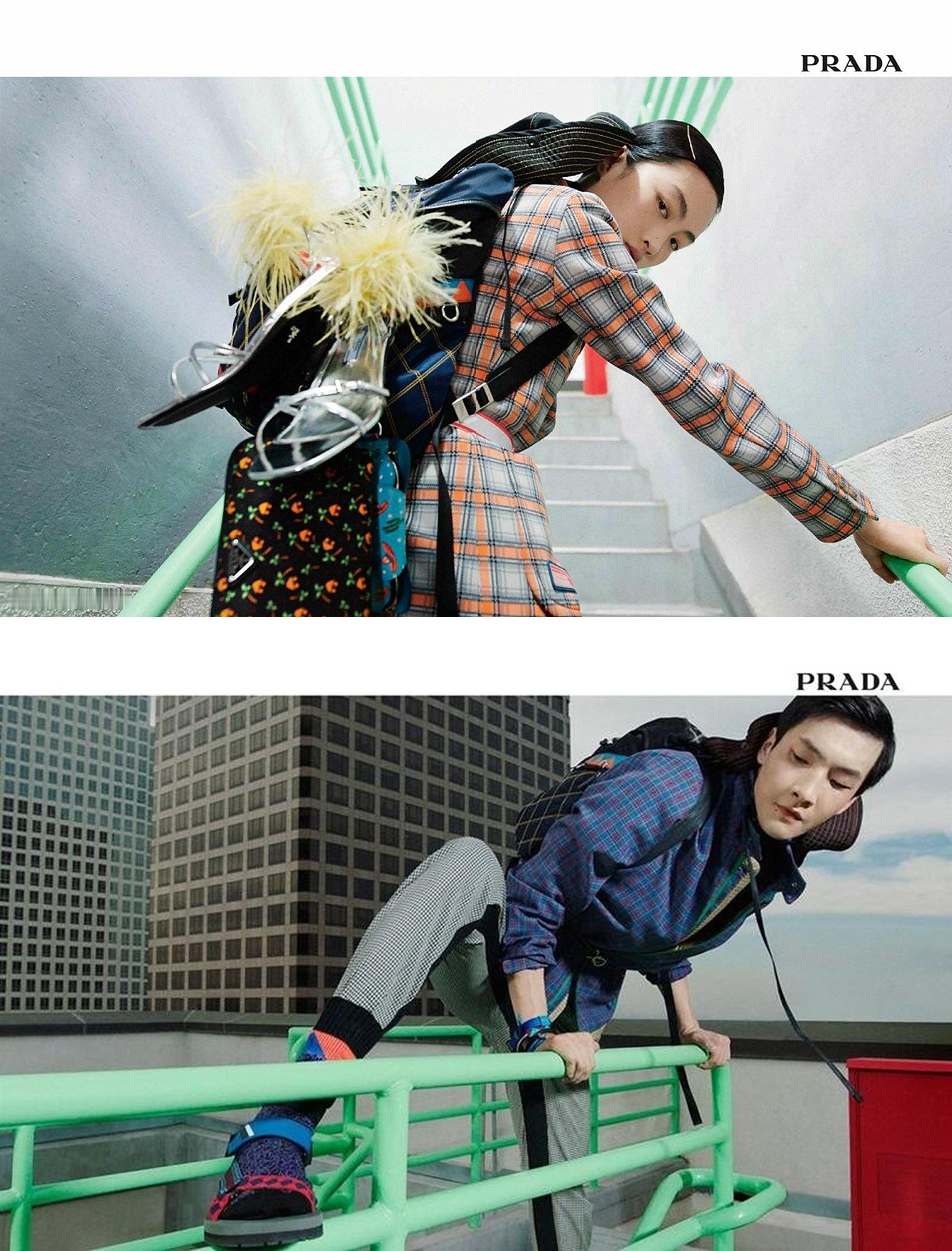 出镜 PRADA 全球成衣广告的国模面孔2010 春夏 ：赵磊 、纪莉莉 、高秀