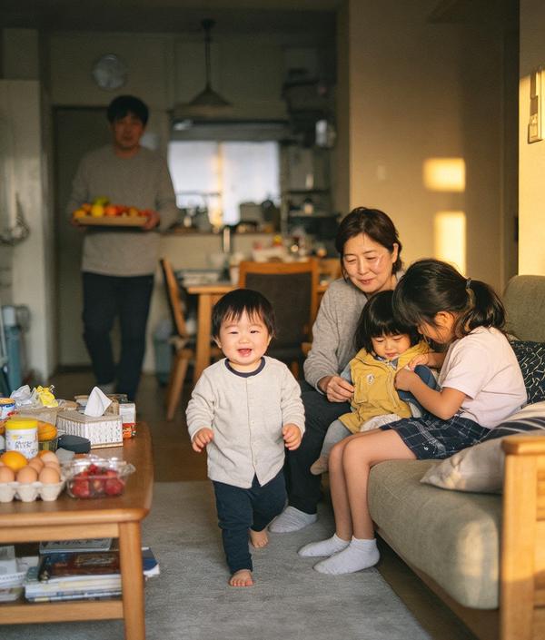 女儿大三放假回家，带回了一个一岁多的小男孩。

她跟我们说是朋友临时寄养，父母有