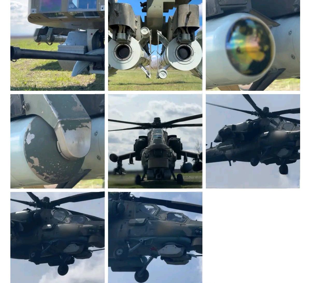隶属于俄军“东部”部队集群责任区的米-28NM“夜猎手”武装直升机执行战斗出击任