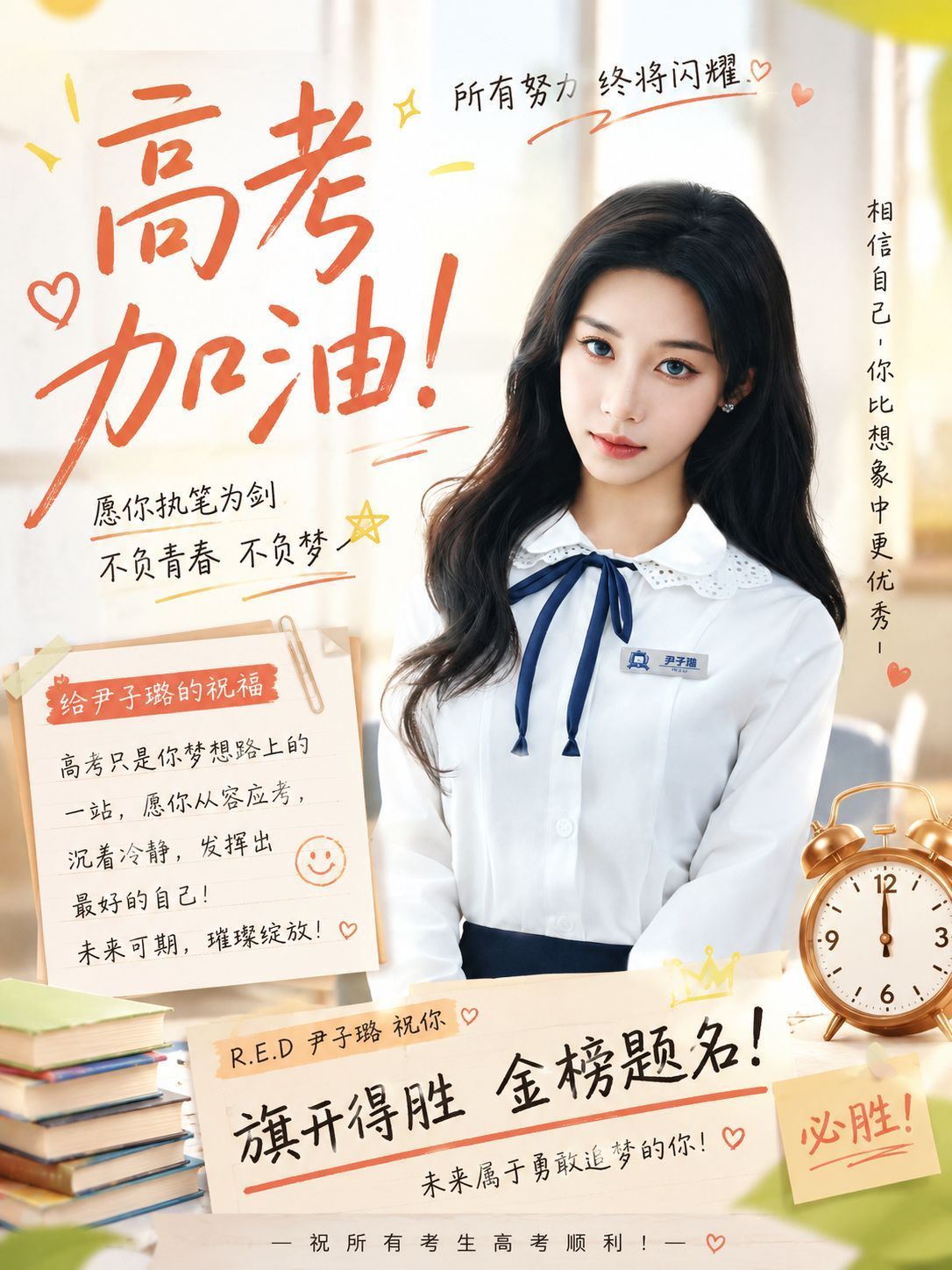尹子璐高考加油！ 