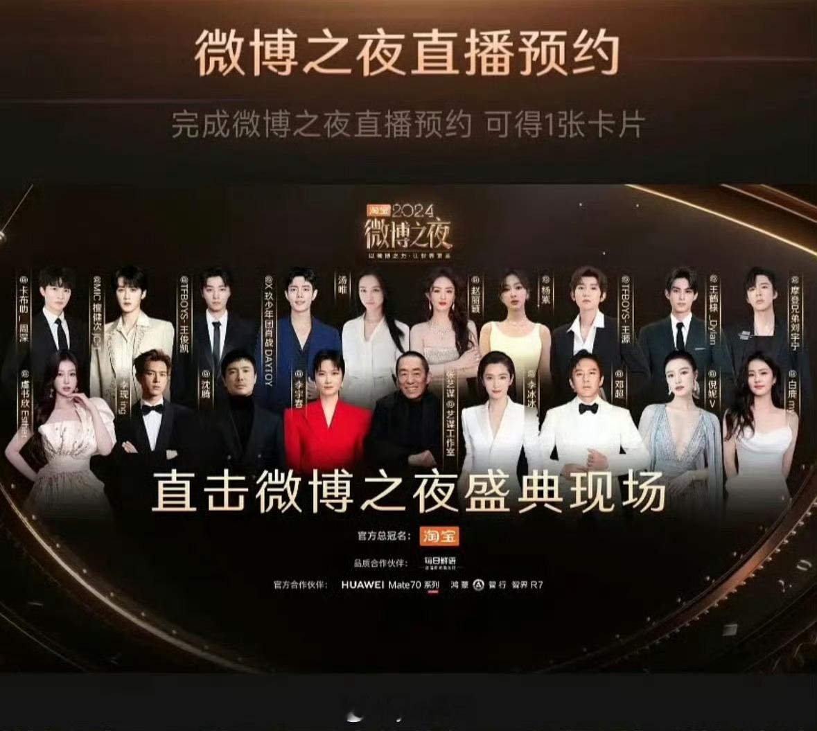 这张图这样排？张艺谋＞李宇春＞李冰冰＞汤唯＞赵丽颖＞沈腾＞邓超＞肖战＞杨紫＞李现
