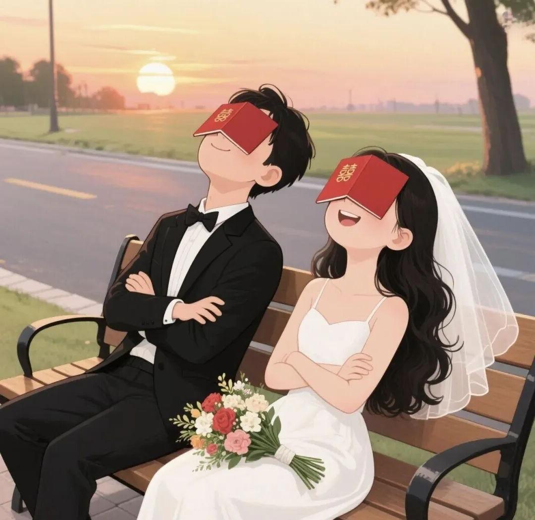 《良缘》
 
你和谁把红本本儿攥在手里
从来不是偶然的运气
是前世今生攒下的福气