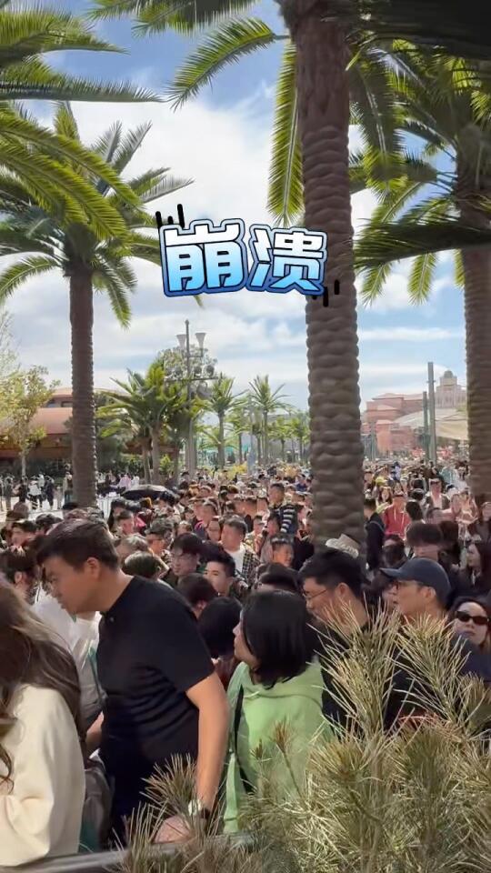 不开玩笑环球影城有一亿人，优速通也不好使