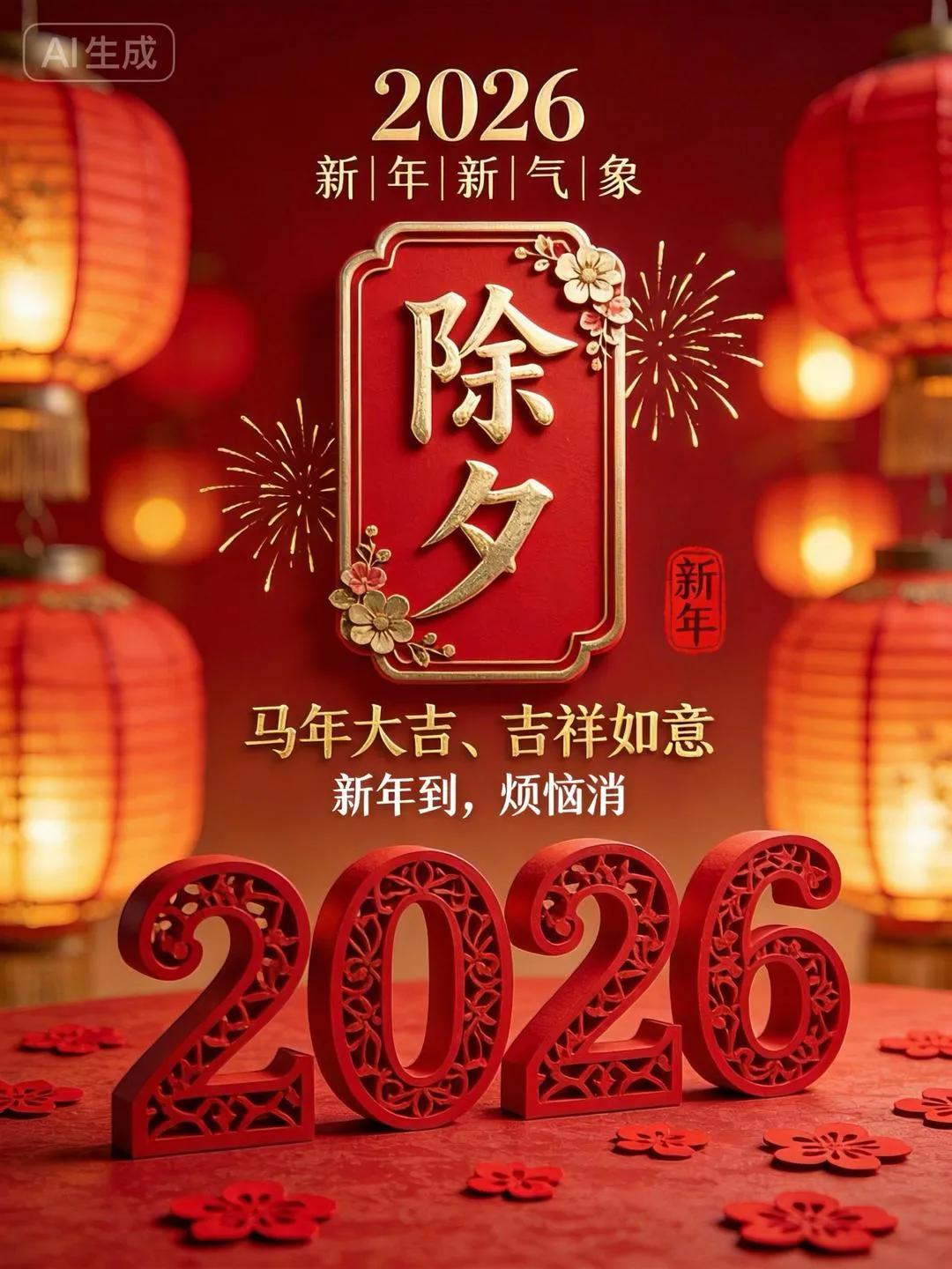 除夕了，小区没有物业，楼道有些脏，过年习俗干干净净过新年。
   上午十点，老伴