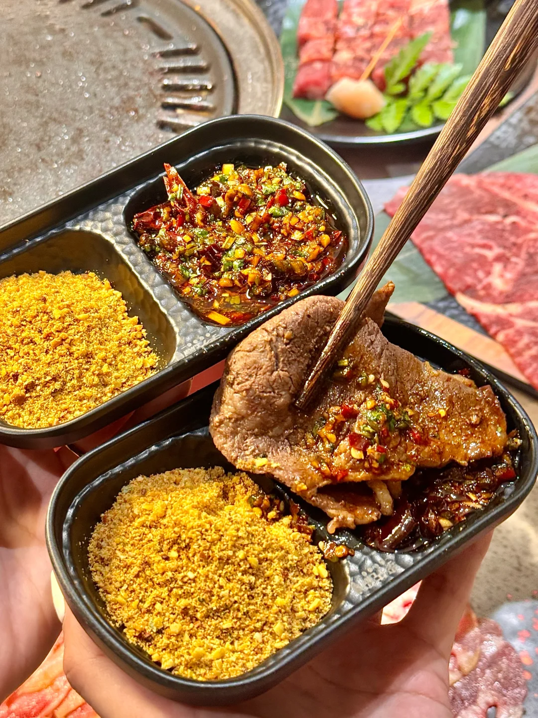 中山随便进的东北烧烤。。有点好吃啊🤤