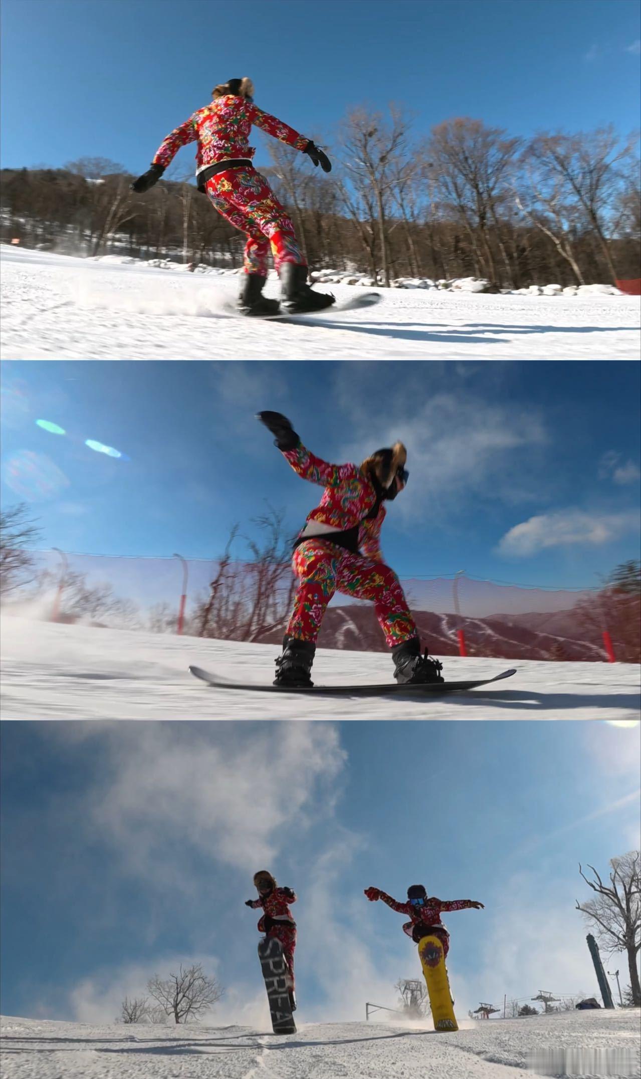 花袄加身解锁冬奥应援新姿势起猛了在吉林看到二人转滑雪了吉林雪场解锁冬奥应援天花板