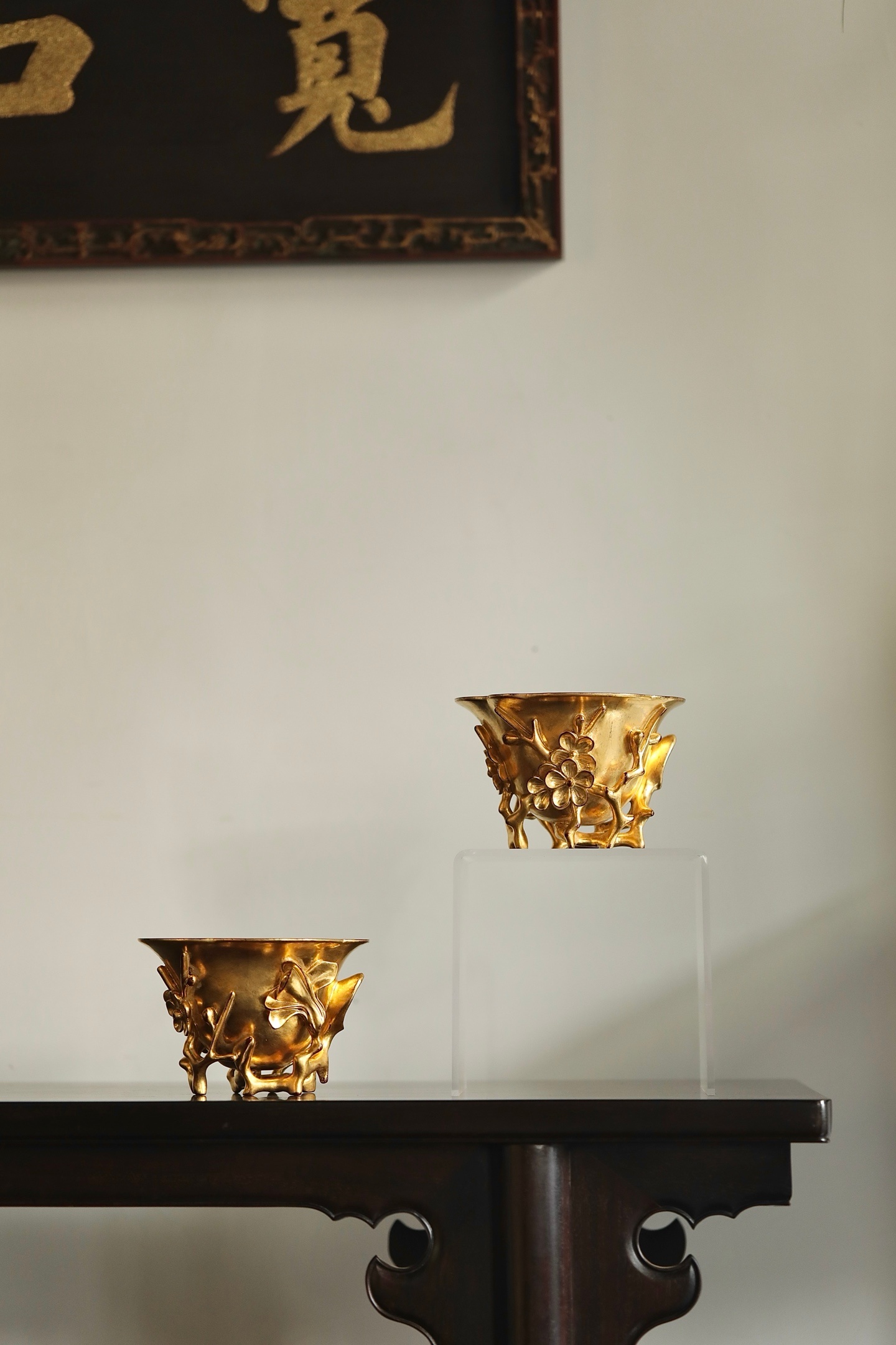 髹金 | 梅花/玉兰杯 