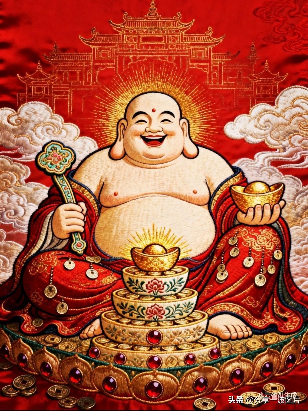 笑口常开，和气生财。