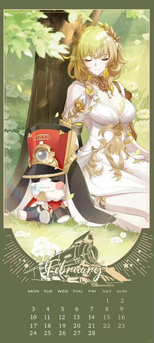 帕姆英推2月日历📆阿雅阿雅，我们喜欢你