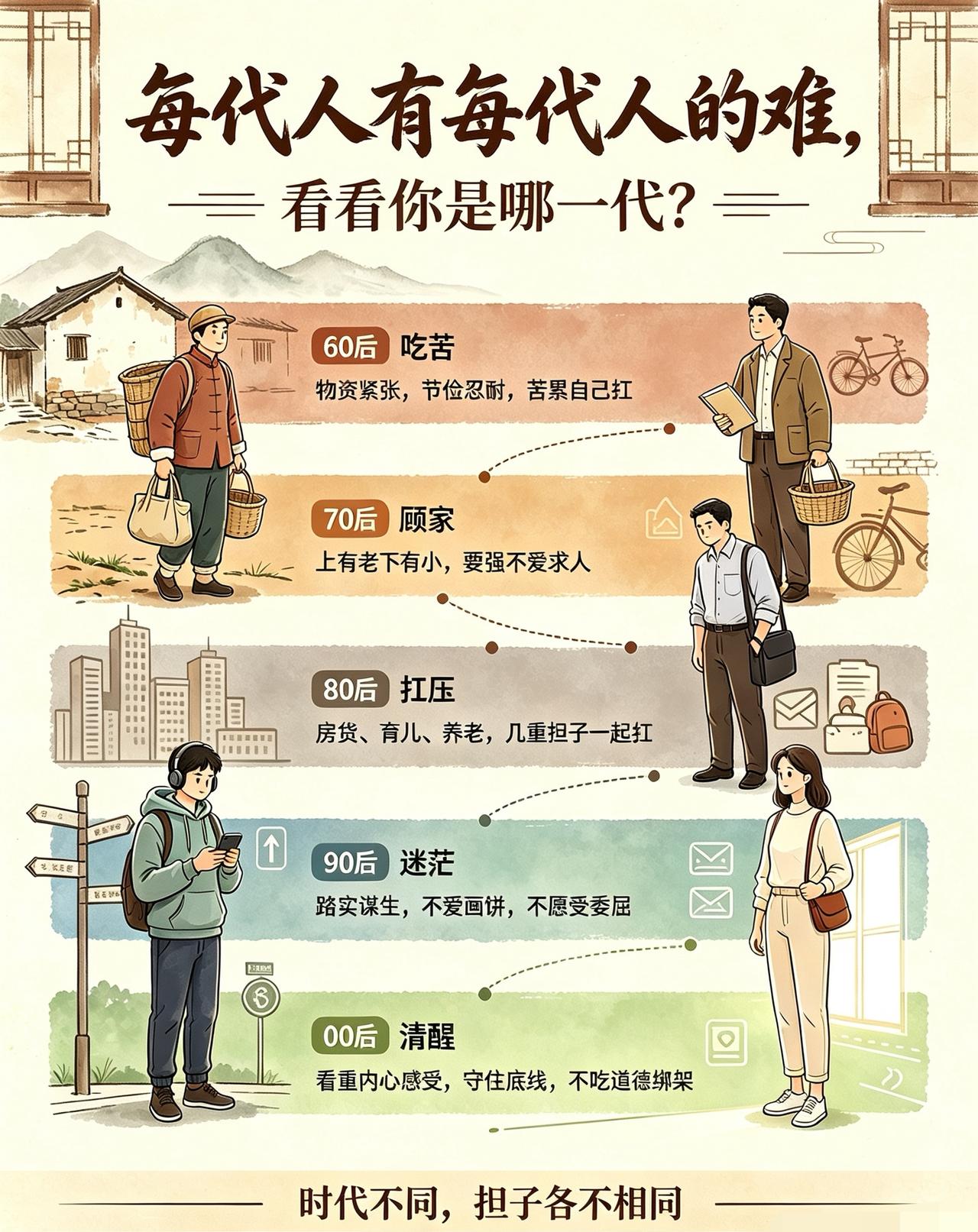 一代人有一代人的苦，看看说的是不是你？父辈吃过的苦 二十年前的苦 七零八零一代人