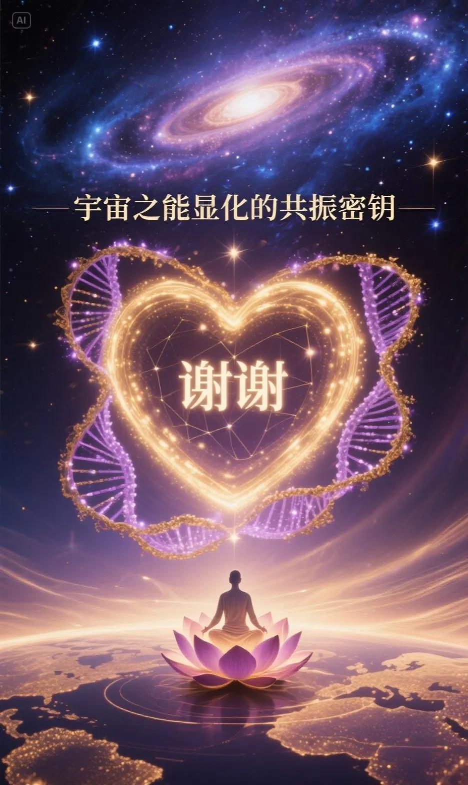 感恩：宇宙之能显化的共振密钥
 
为何感恩是显化法则的核心密码？当我们在心底升起