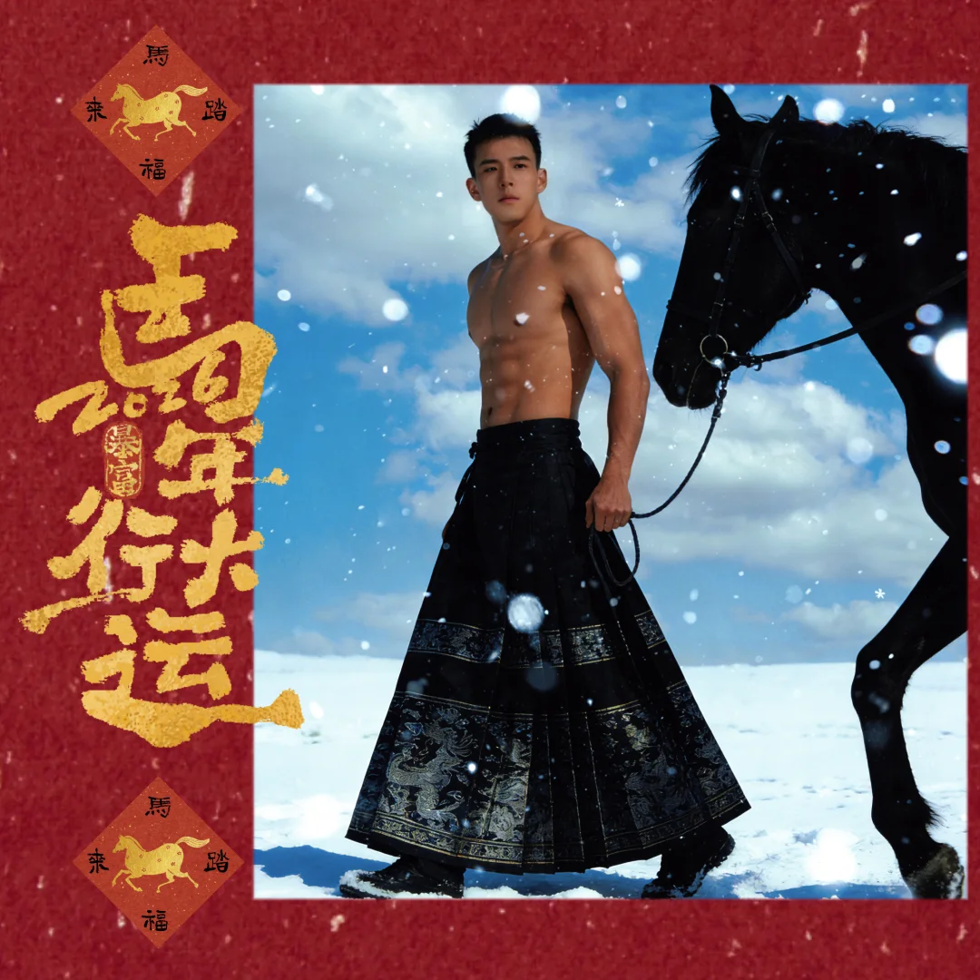 新年尾声，晒晒我的拜年照🧧