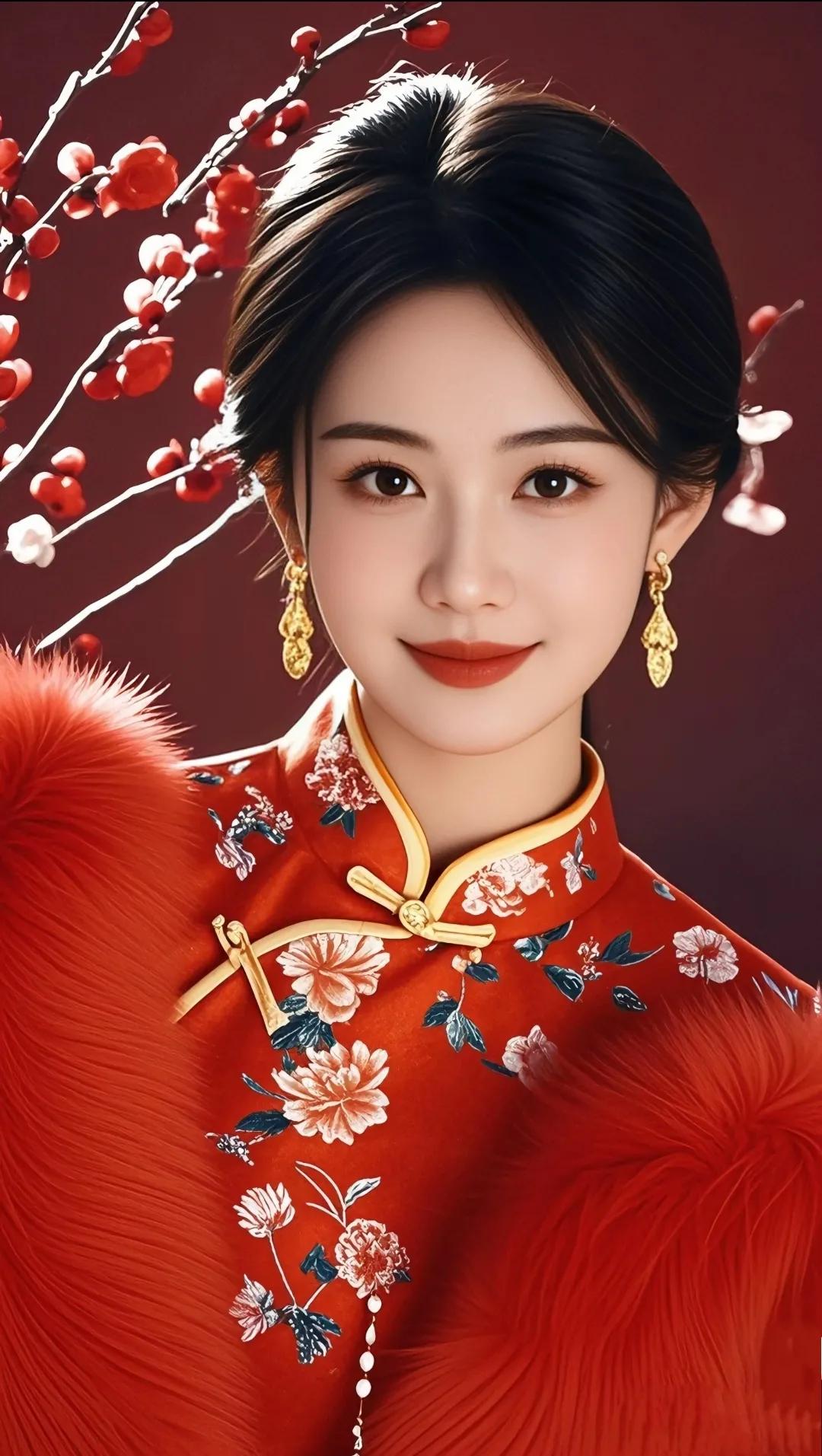 东方美人，红衣飘飘，美不胜收红颜美女风采 风华绝代俏美女 璀璨华丽美女
