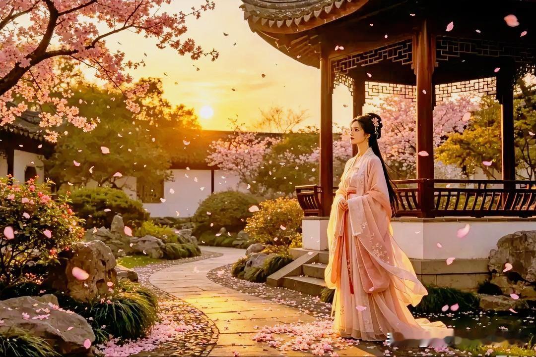 上联：日暮风轻花落去
下联：有请雅士[玫瑰][玫瑰][玫瑰]