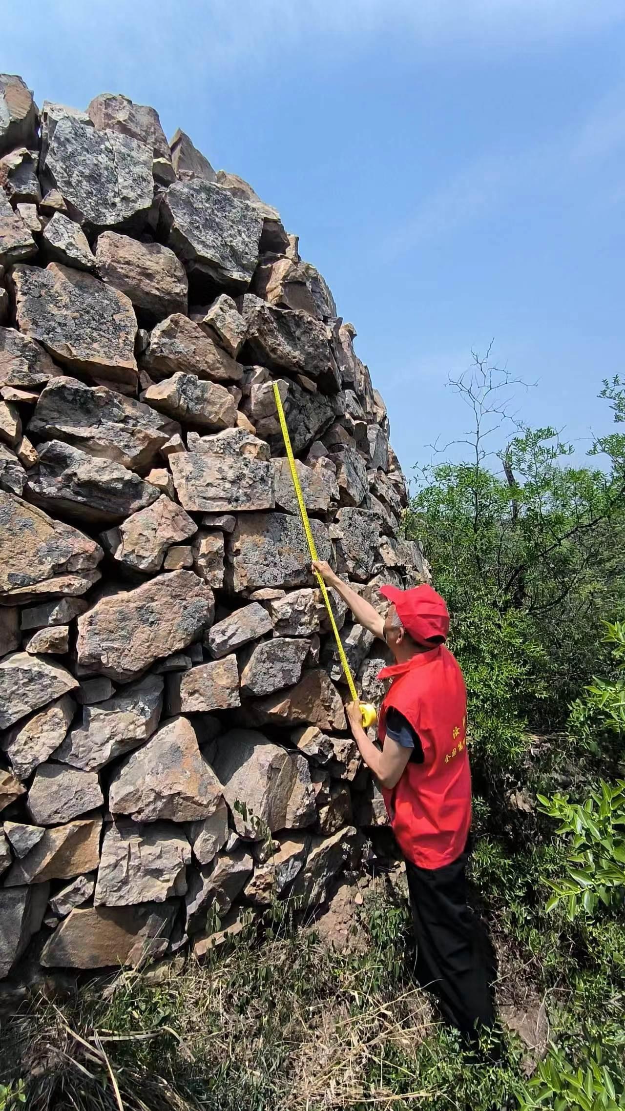 镜头里的古长城汝阳县小店镇牛心山楚方城