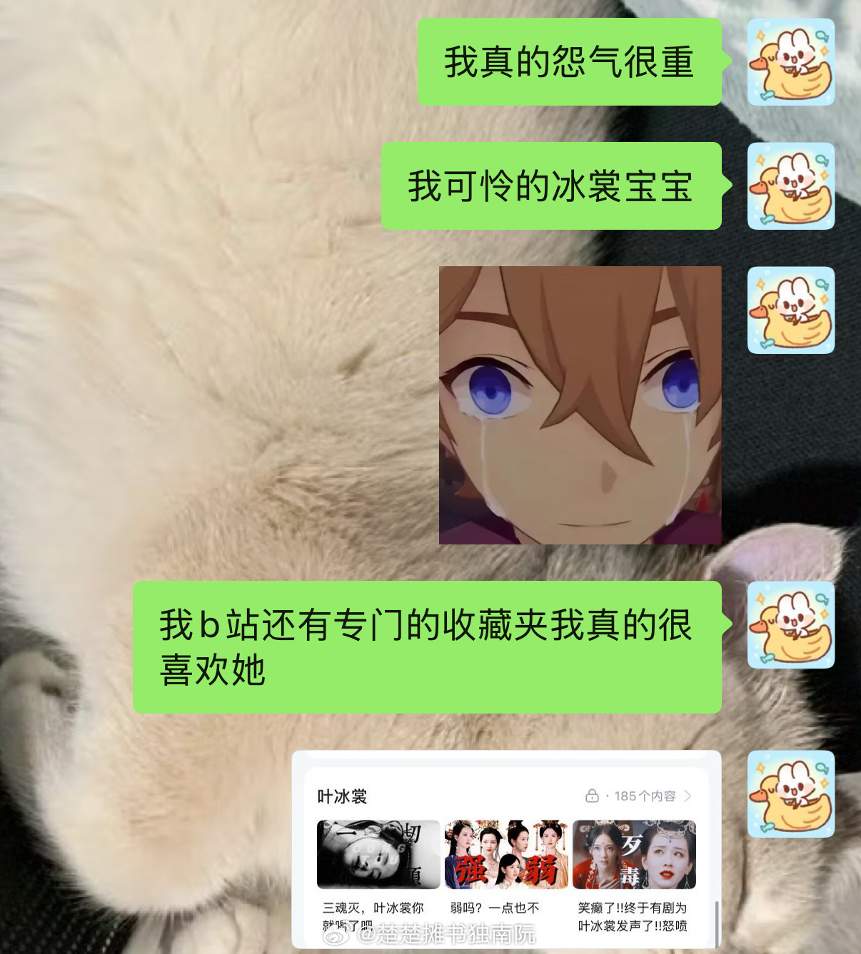 这么多年了我还是没释怀……叶冰裳我心疼你😭 