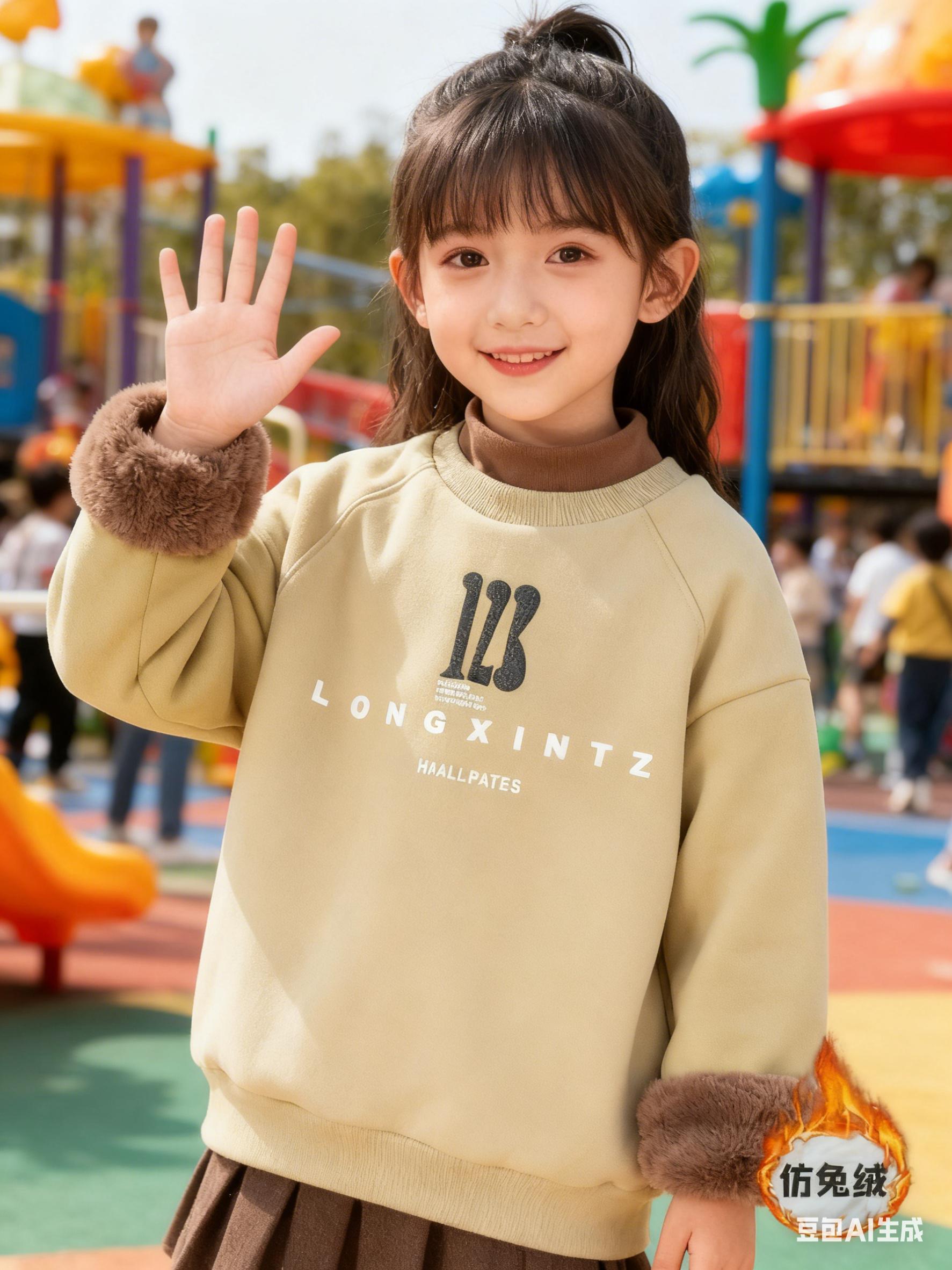 气温断崖式下降，赶紧给孩子准备这种一件可以过冬的加绒卫衣，穿起来暖和又时尚