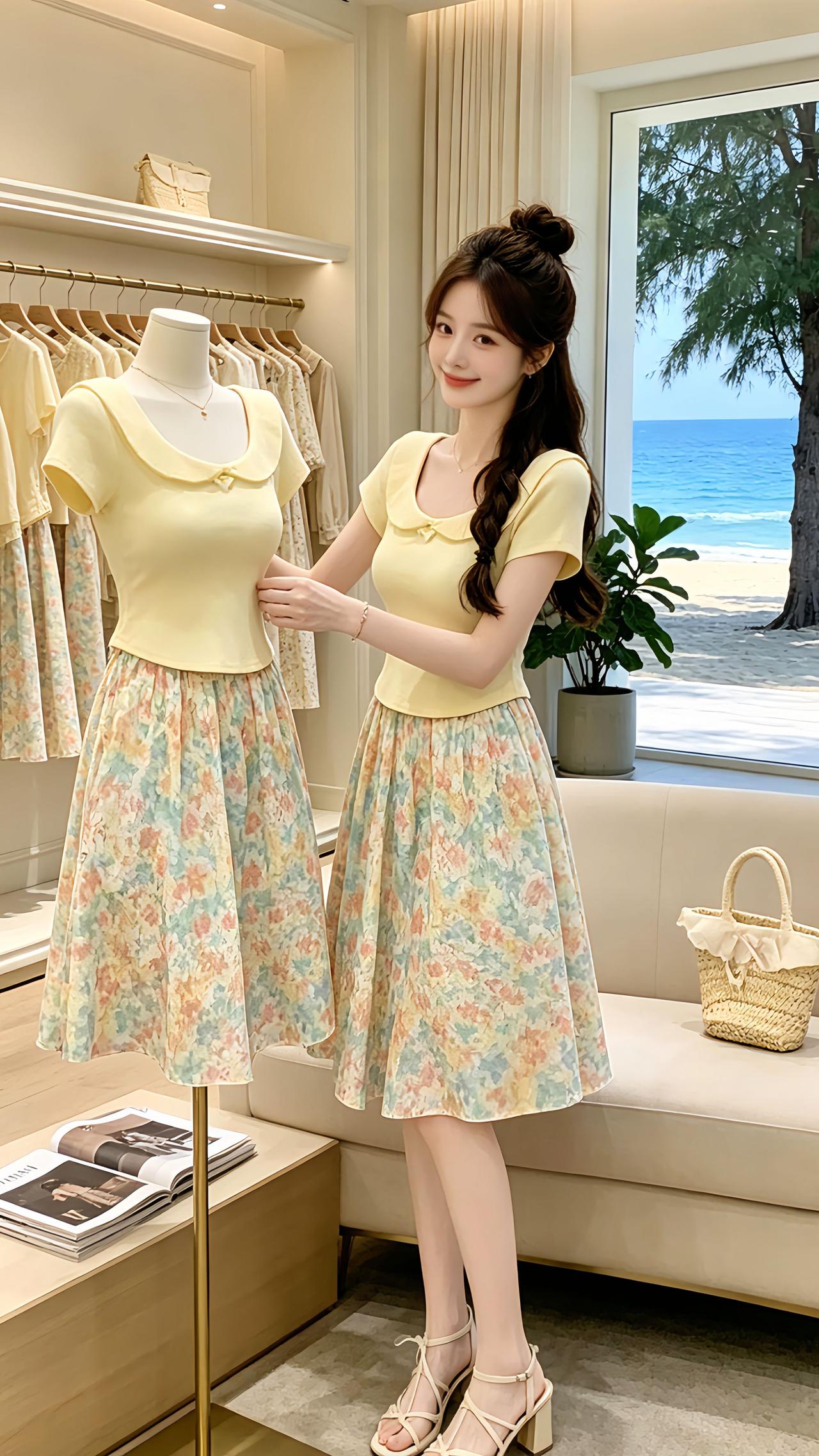 少女感夏日ootd 夏日氛围感穿搭 夏日甜辣风短裙搭配指南 夏日穿搭 夏季绝美碎