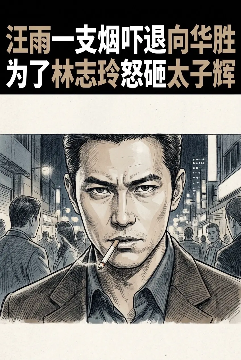 汪雨一支烟吓退向华胜，为了林志玲怒砸太子。辉
