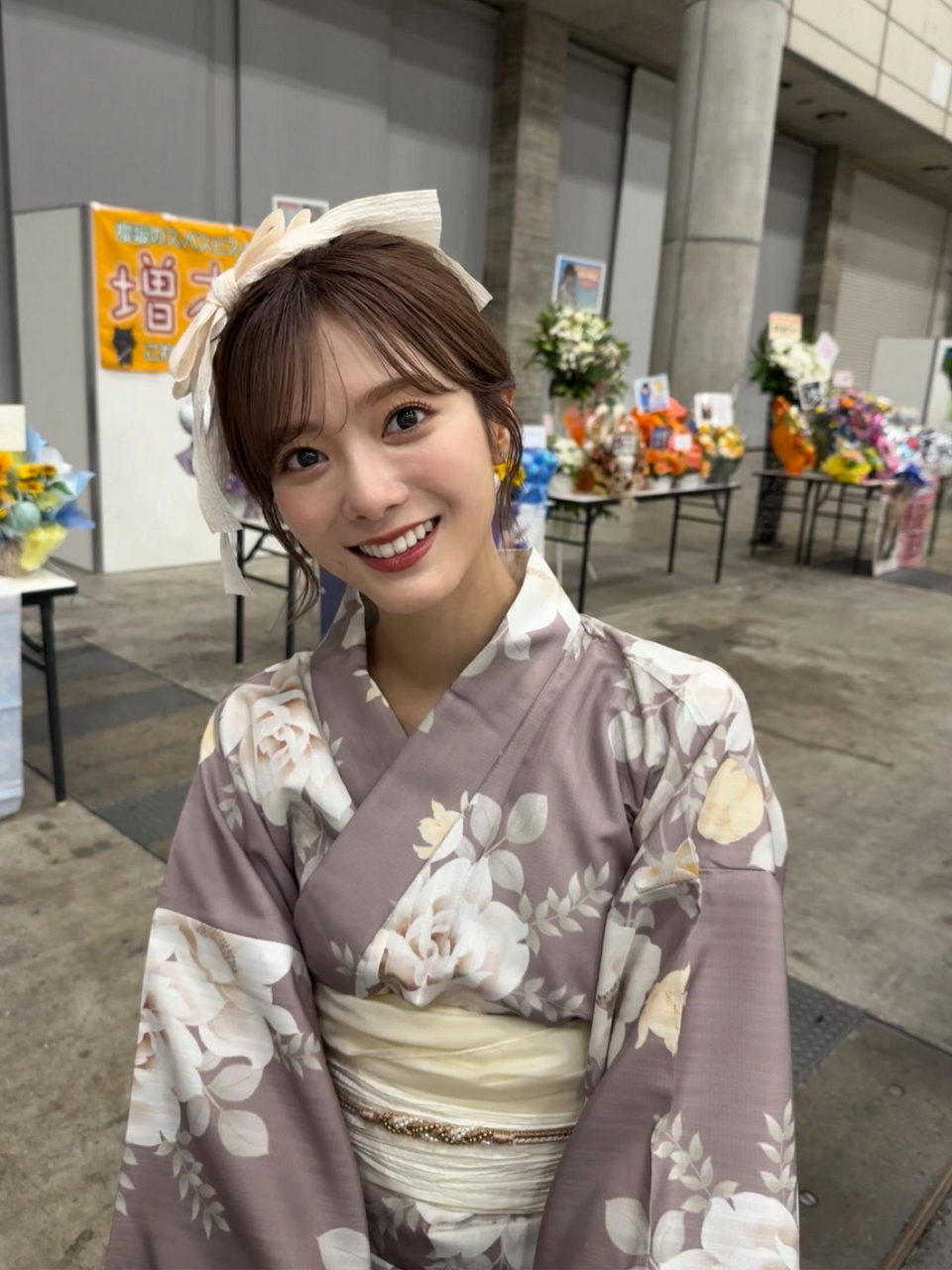 たむらほの①「リアルミーグリありがとうございました！🍧浴衣 着ちゃったーーー！