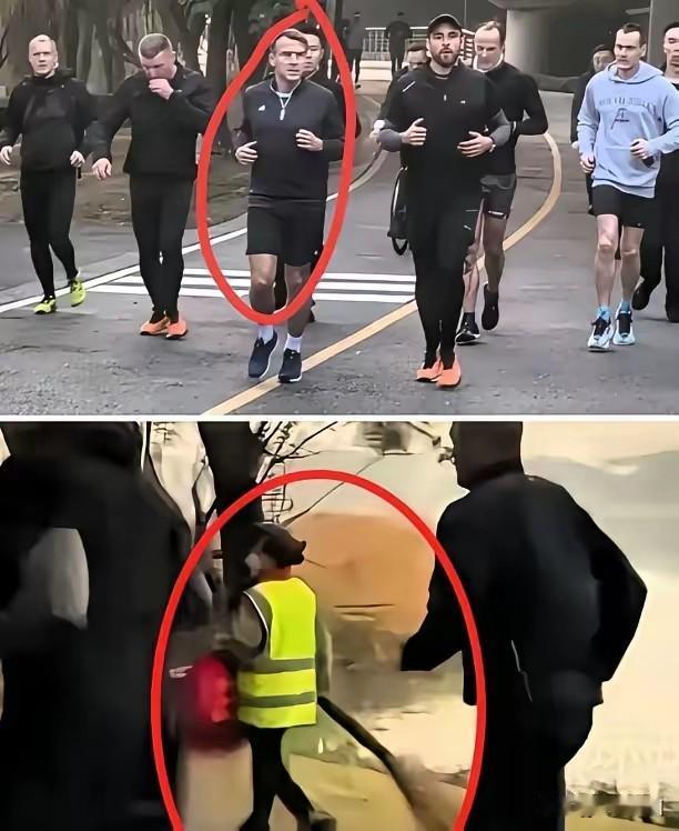 难道安保这么松驰，总统的晨跑路线都不清场，出了问题谁能负责。这是摆拍吧！