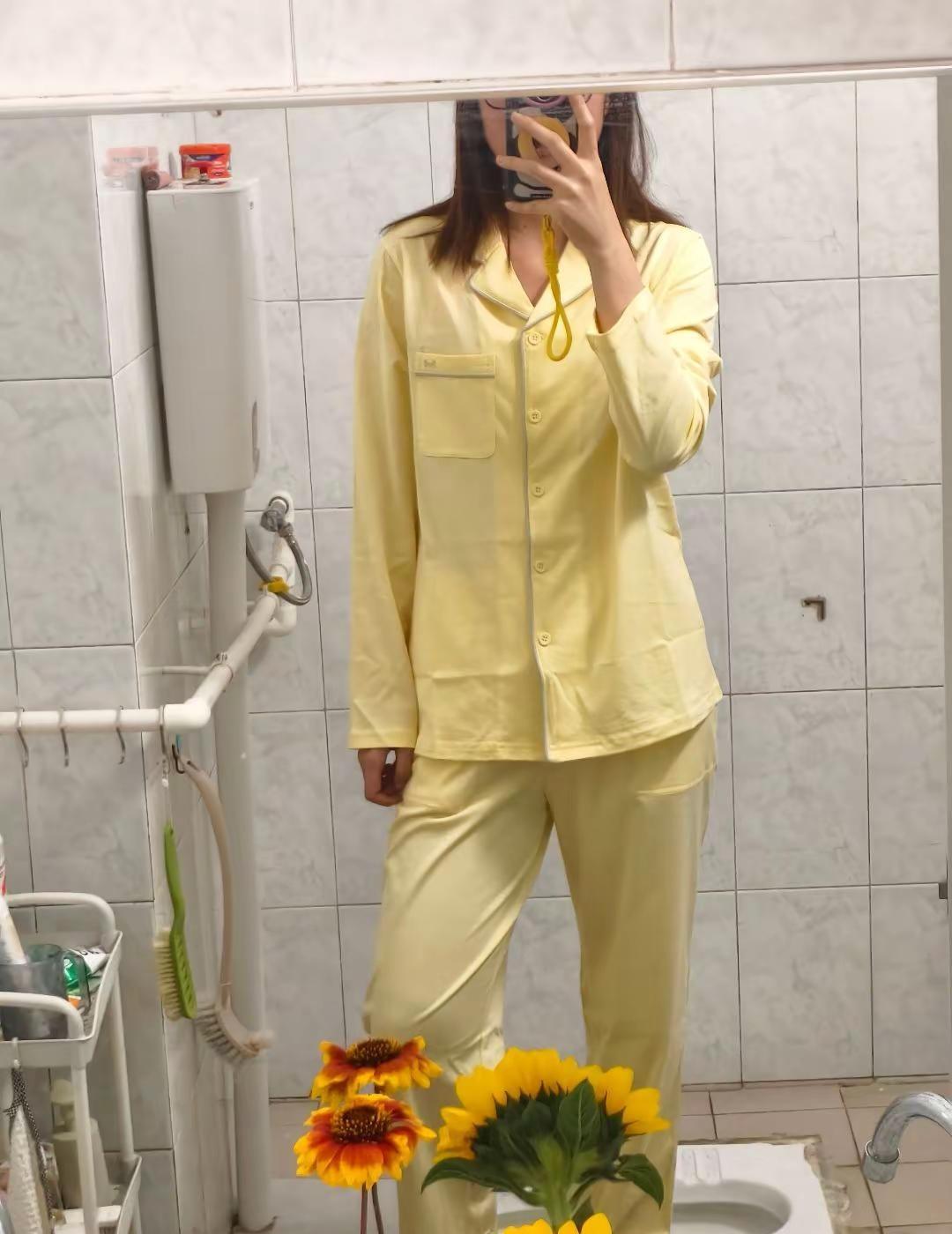 ✌🏻晒出你的睡衣 黄色居家服
