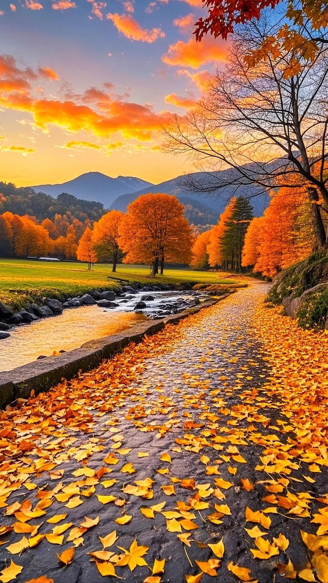 枫叶红了，海蓝了，心也暖了#治愈系美景照# #秋韵美景分享# #治愈风光图分享#