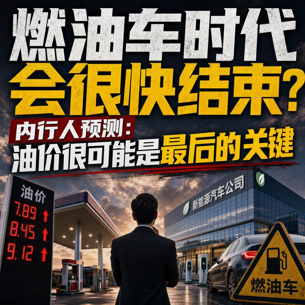 很多人觉得燃油车退场是新能源车太能打，但真正掐住它命脉的，其实是油价那根弦。
先