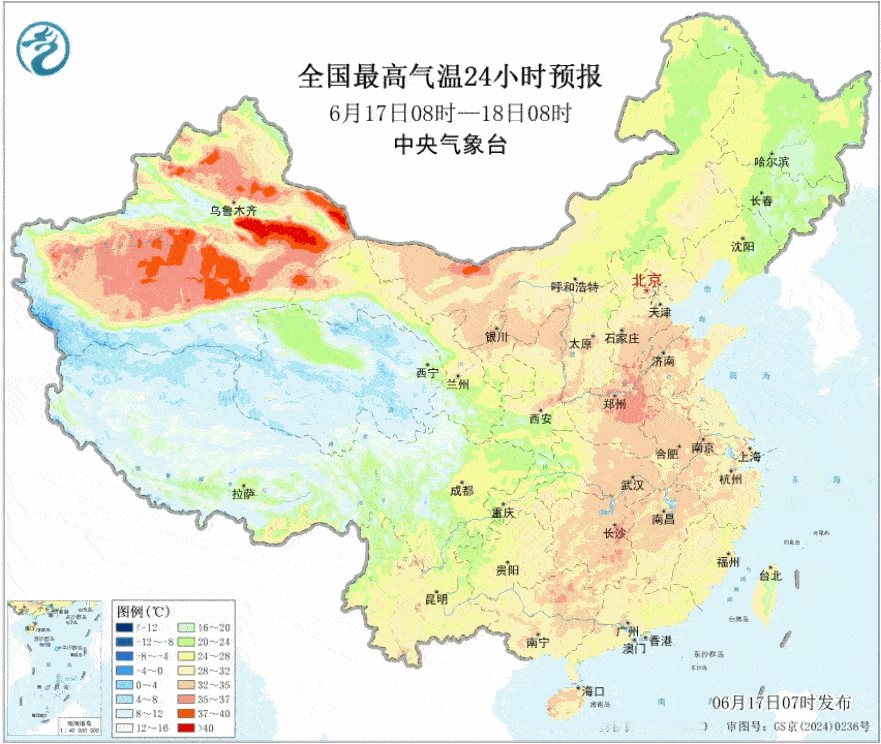 【气温走势大不同】明天（18日）起，随着主雨带北上，江南北部到长江中下游的气温在