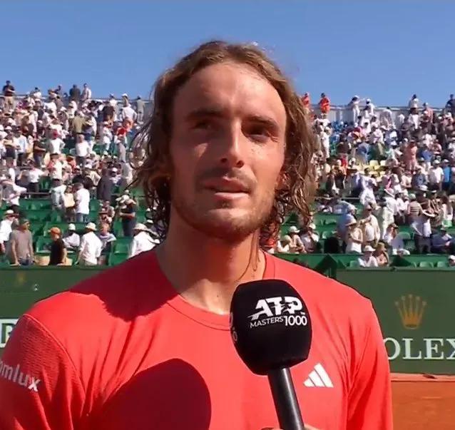 网球有約｜斯特凡诺斯·齐齐帕斯在蒙特卡洛击败扬尼克·辛纳后：

“嗯，这是我打过