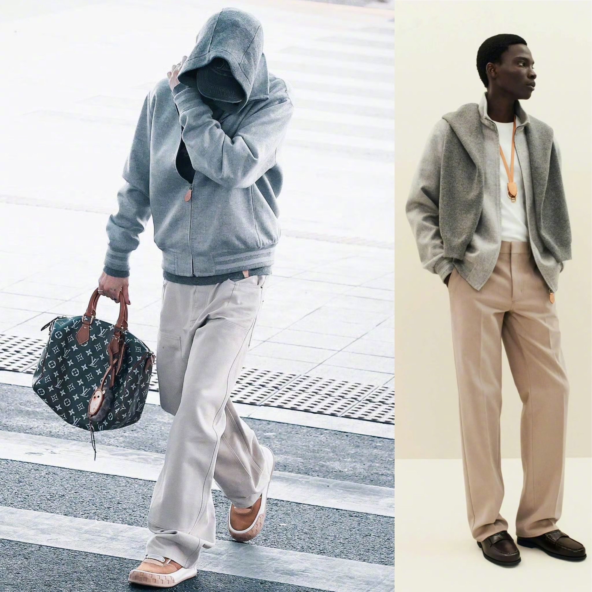 巴黎男装周男装周 🧥行走的路易威登风尚标徐明浩演绎LV全系列造型每季设计皆穿出